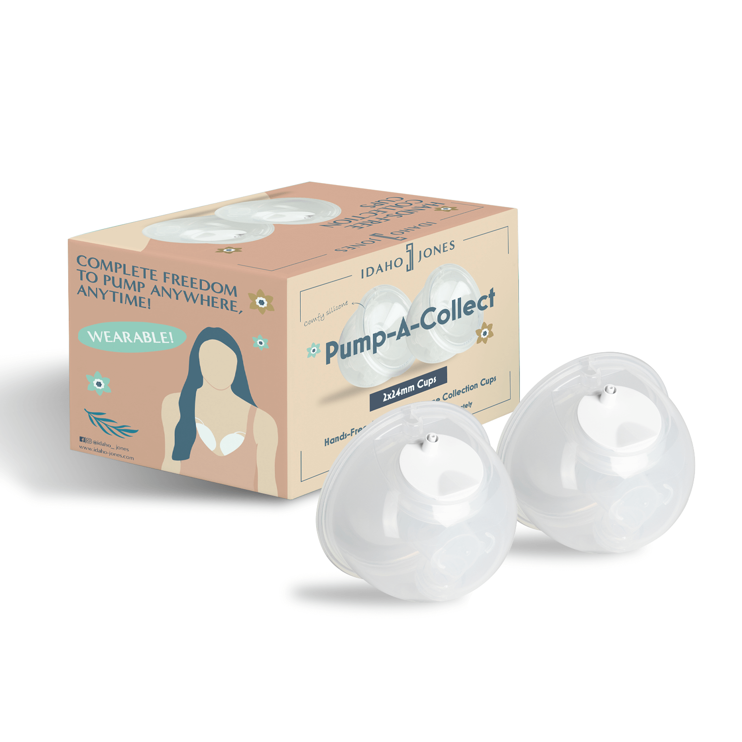Pump-A-Collect: Milk Collection Cups for Hands-Free Pumping