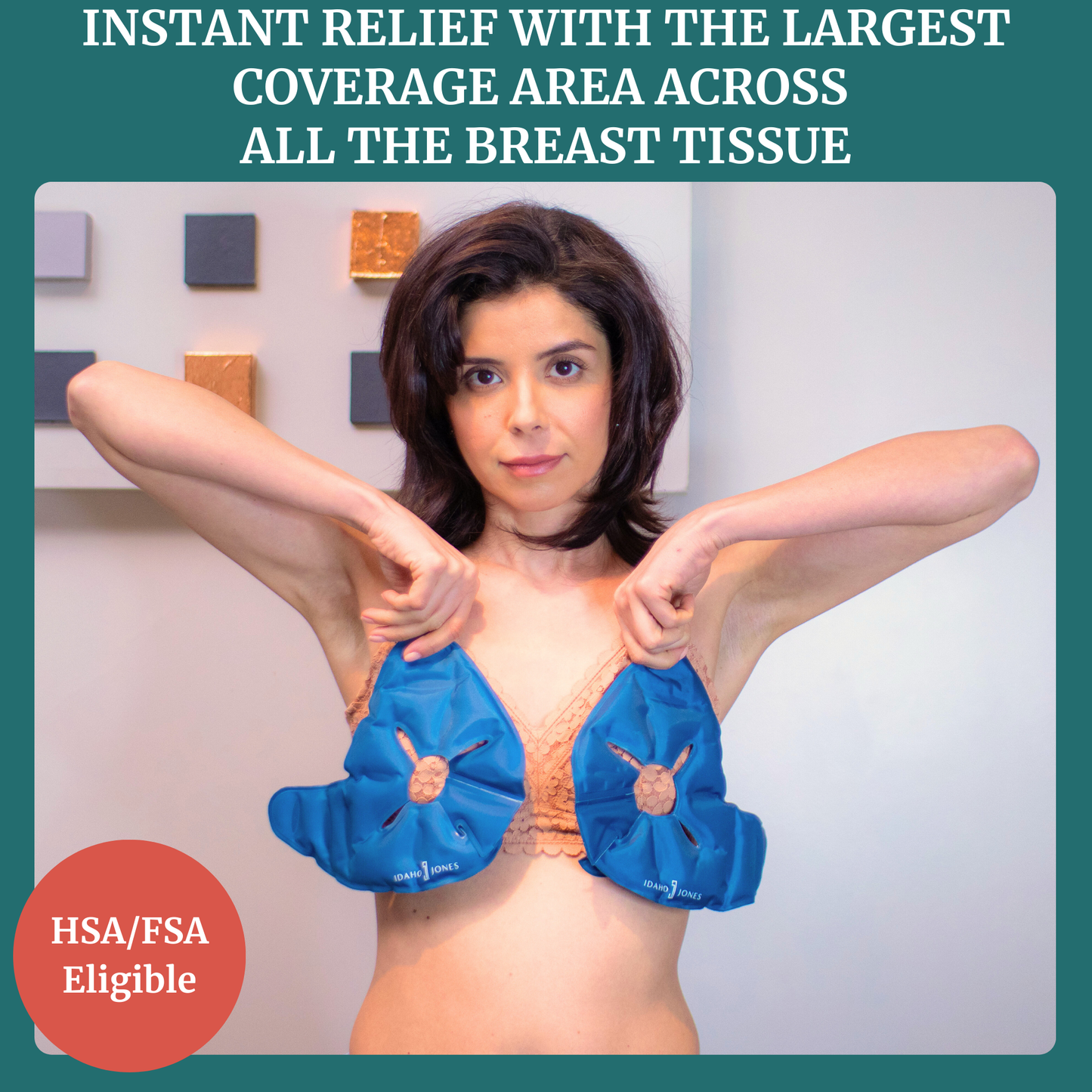 InstaRelief Breast Heating Pads Ice Packs