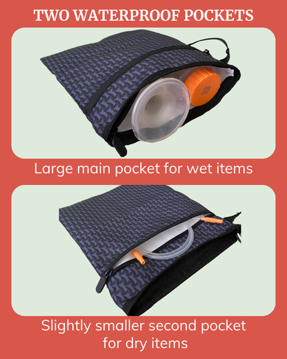 Robin Wet/Dry Bag For Breast Pump Parts