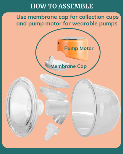 Wearable Breast Pump Flange