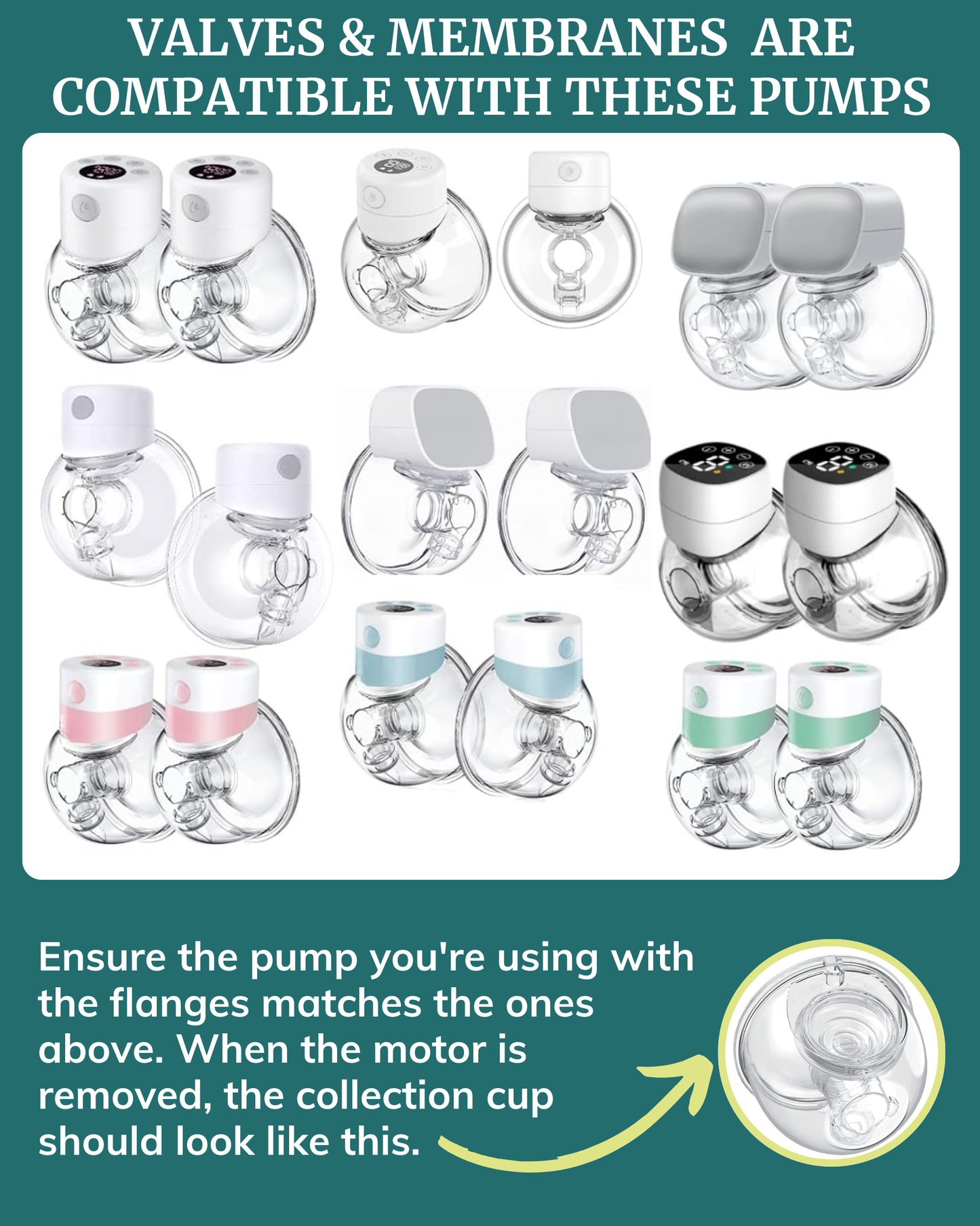 Breast Pump Membranes & Valves for Wearables