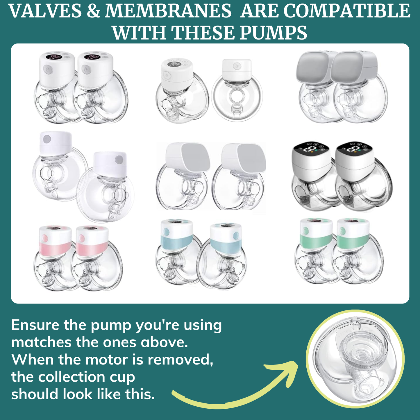 Breast Pump Membranes & Valves for Wearables