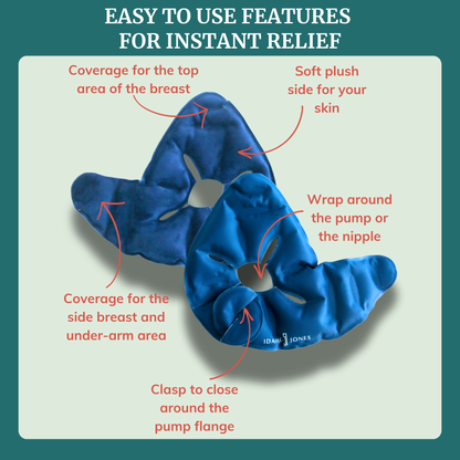 InstaRelief Breast Heating Pads Ice Packs