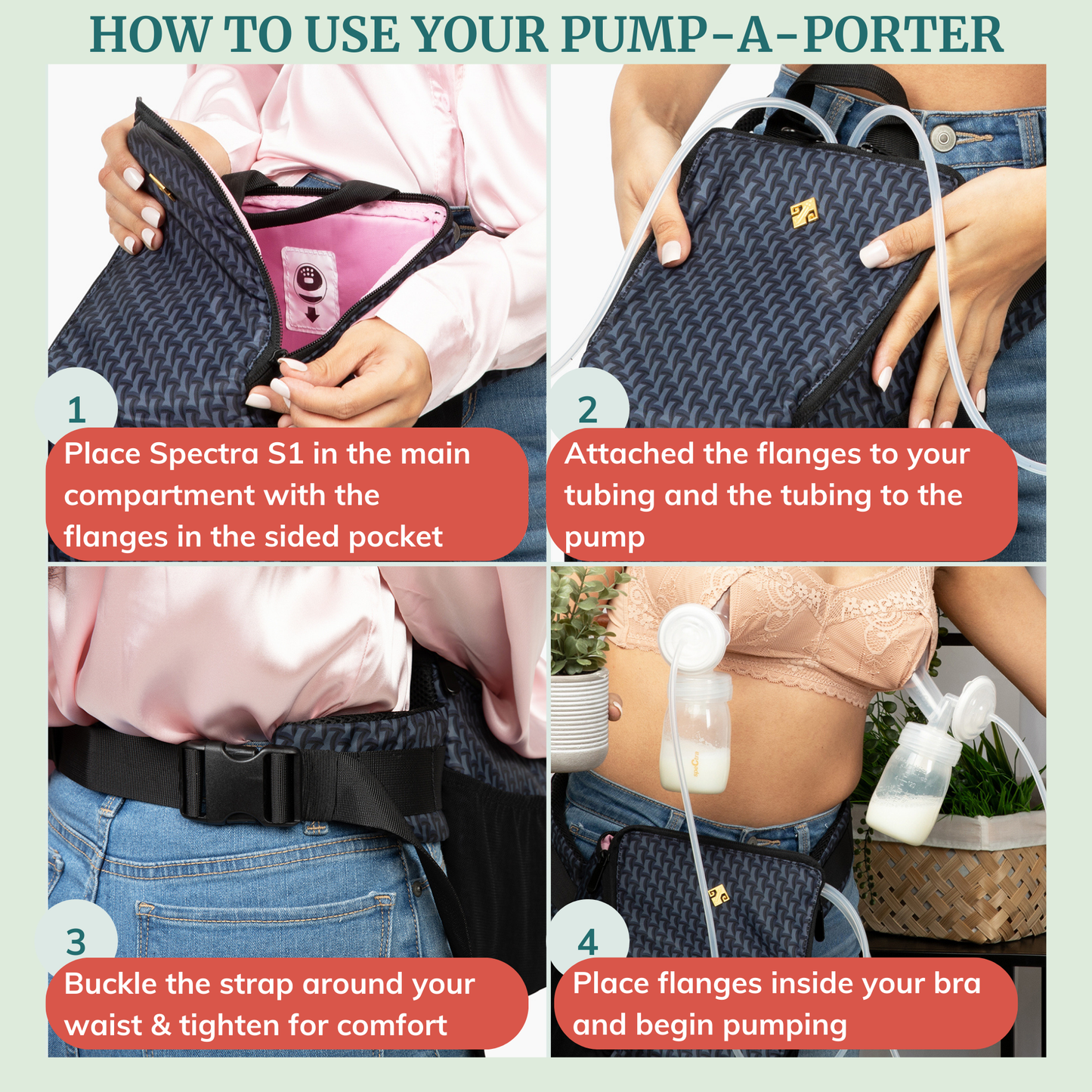 Pump-A-Porter Belt Bag for Large Pumps