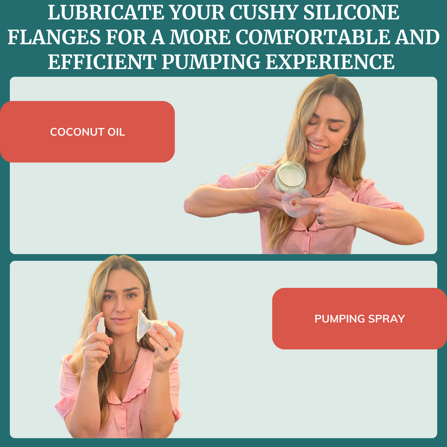 Cushy Silicone Breast Pump Flanges