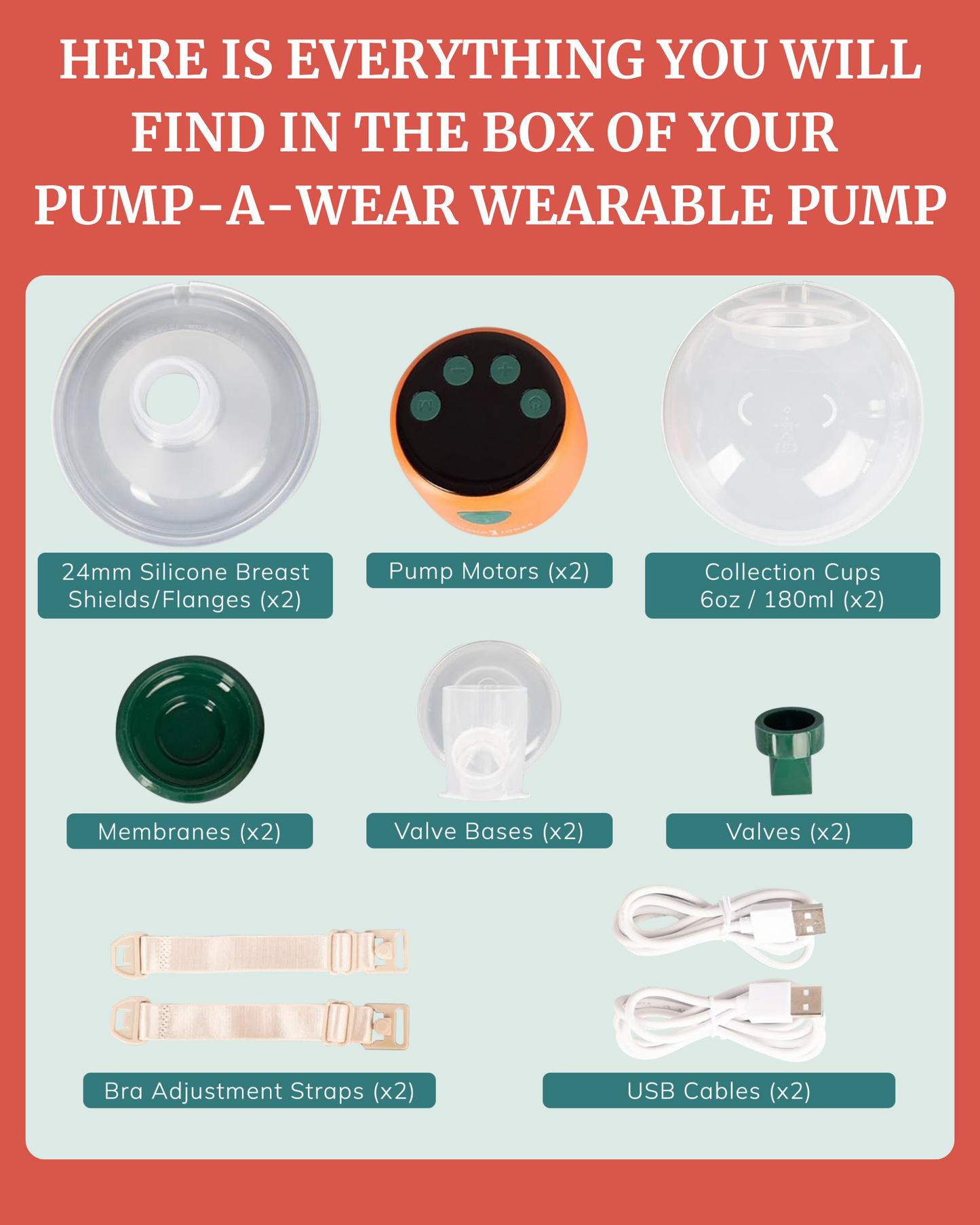 Pump-A-Wear Wearable Breast Pumps