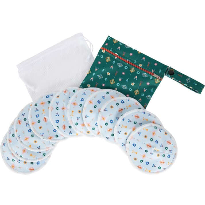 Öko-Care Nursing Pads Reusable, Dyed Top Layer, 2 units – Öko Créations : Breast  feeding accessories and products